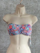 Quayside by Moontide Bikini Top Multiway Twist Bandeau Swim Top Beach Swimwear