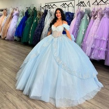 Bling Beadings Quinceanera Dress for Girls Illusion Layered Gown Pleats Vestidos