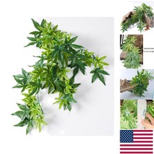 Lightweight 12-Inch Silk Terrarium Plant - Ideal for All Reptiles  Amphibians