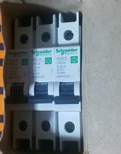 3- Schneider M9F43120: 20A Single Pole Multi9 - Circuit Breaker 14kA - Lot of 3