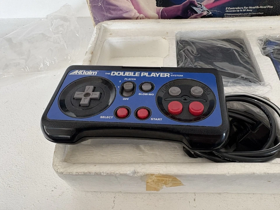 Nintendo NES Acclaim Double Player Wireless Head To Head System 1989 Boxed Rare - Image 3 of 4