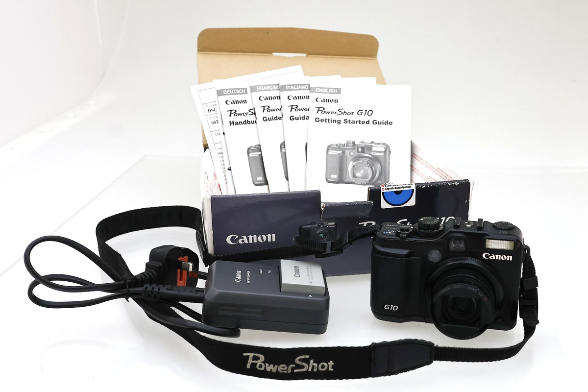 ◇ Canon キャノン POWERSHOT G10 デジタルカメラ 取扱説明書有り 元箱