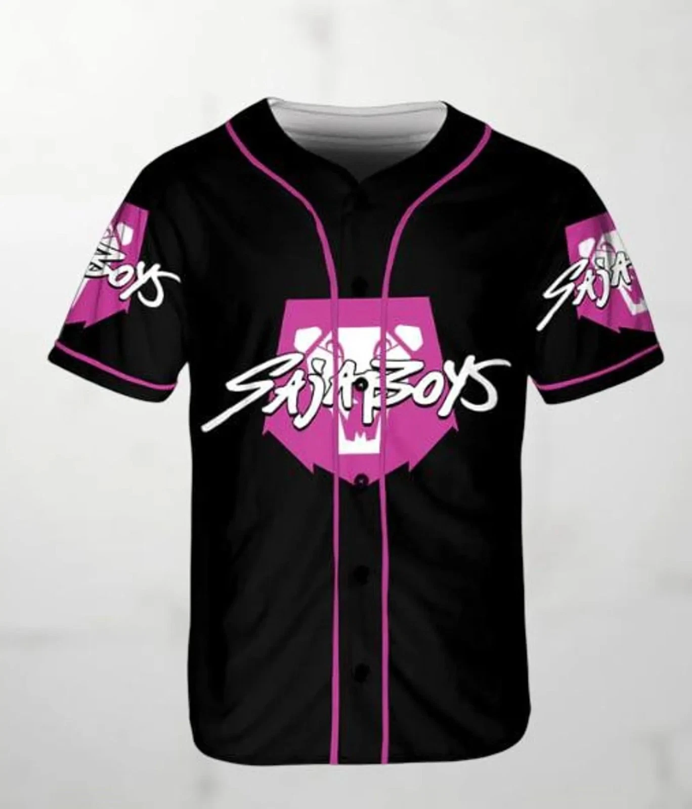 KPOP Demon Hunters Baseball Jersey, Saja Boys Anime Shirt