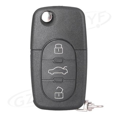 Für Audi A2 A3 A4 A6 A8 TT 3-Tasten Fernbedienung Schlüsselanhänger Shell Case