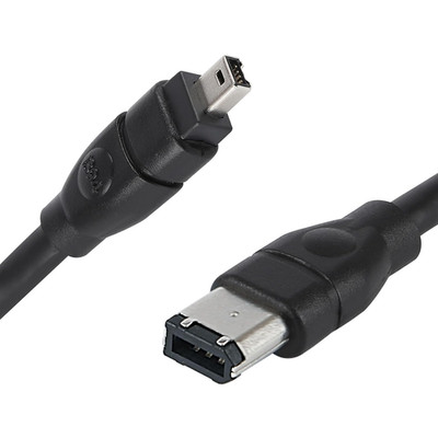 Firewire Cable 6 Pin to 4 Pin, 6Ft IEEE 1394 Ilink Cable