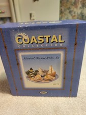 2002 Vintage Costal Costal Collection Nautical Tea Set 8pc. New In Box Sealed