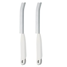 2PCS Crevice Cleaning Brush Gap Brush for Kitchen Toilet Bathroom, White
