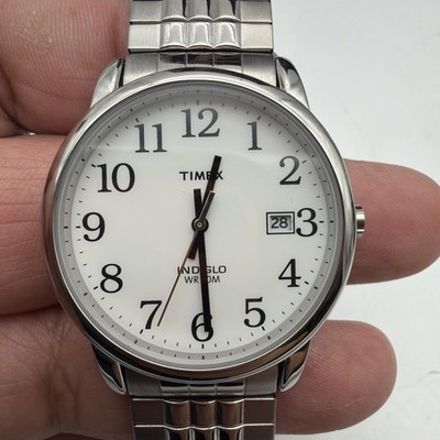 Timex Tw2v05400 Men s Indigo Watch Wr30m Good Condition New Battery