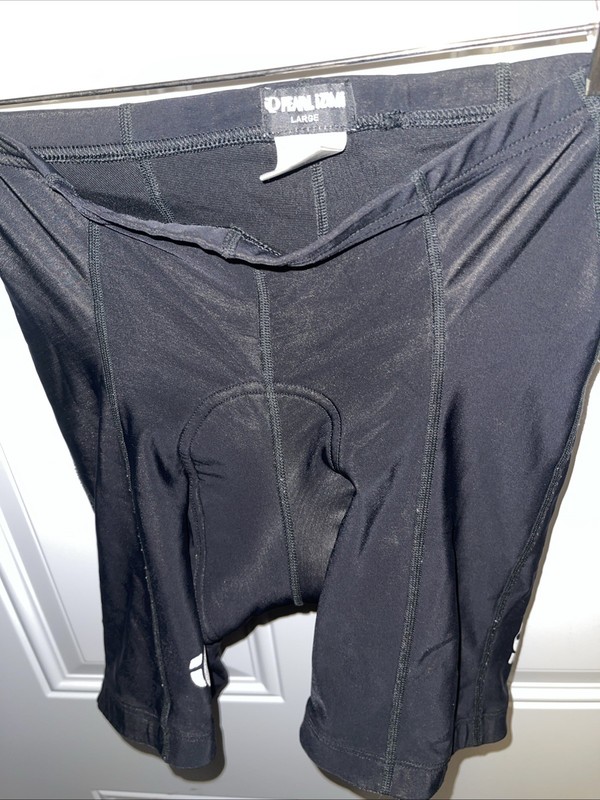 Pearl Izumi Large Black Padded Bike Shorts  RN 80327