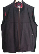 Swanndri Gilet 3XL Mens Black Wool Vgc 3 XL 
