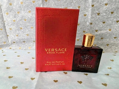Versace Eros Flame Eau de Parfum Travel Size 5ml 0.17  New In Box