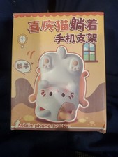 Cute Cat Phone Holder for Desk Kitten Phone Stand Desktop Holder Stand for...