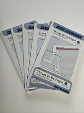 Day Runner Lined Notepad 5.5”x8.5” Set Of 5 Refill Pages New Unopened