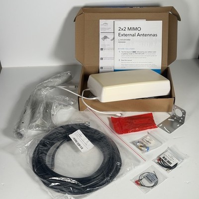 Waveform 2x2 MIMO Panel Antenna Kit 4G LTE 5G Router Hotspot RS240 Cable *READ*