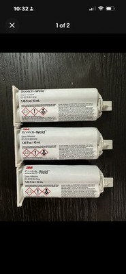 3M Scotch-Weld Epoxy Adhesive EC 2216 B/A Gray 1.45 Fl Oz /41.5 ML (3 Ea)
