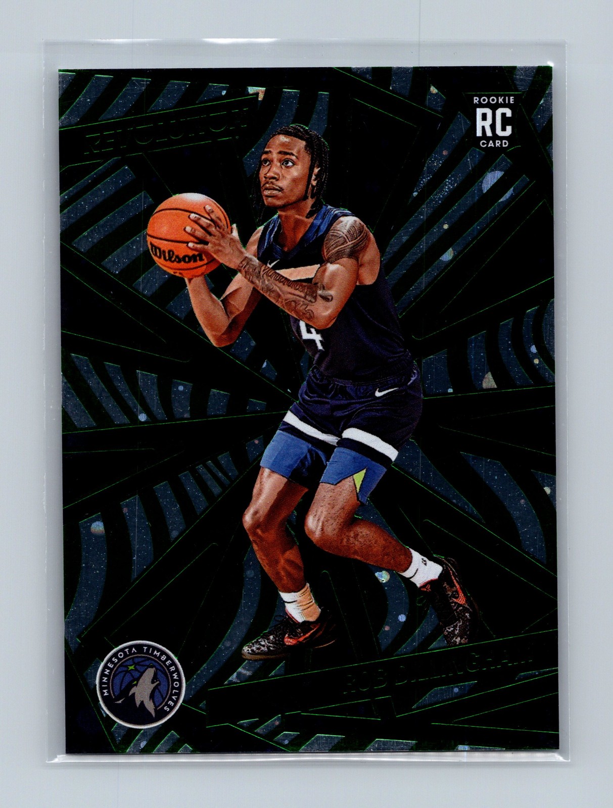 2024-25 Panini Revolution #105 Rob Dillingham Green Cosmo #/75
