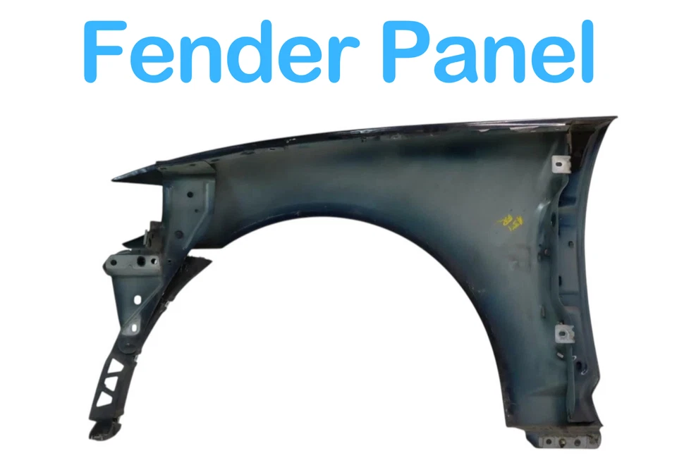 09-11 Jaguar XF XFR delantero derecho lado pasajero guardabarros panel negro OEM Foto 3 de 4