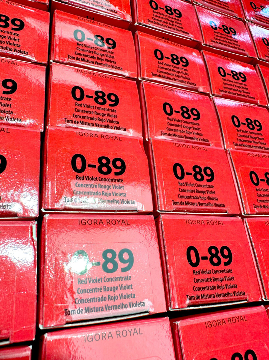 2x (Two) Schwarzkopf Igora Royal Hair Color 0-89 Red Violet 2x (Two) Schwarzkopf Igora Royal Hair Color 0-89 Red Violet