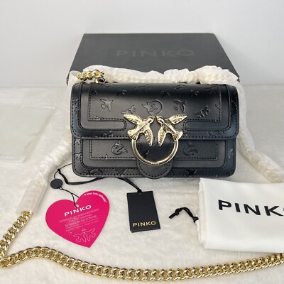 Pinko Women's Handbag Love One Classic Mini Crossbody Or Double Handle With  Box