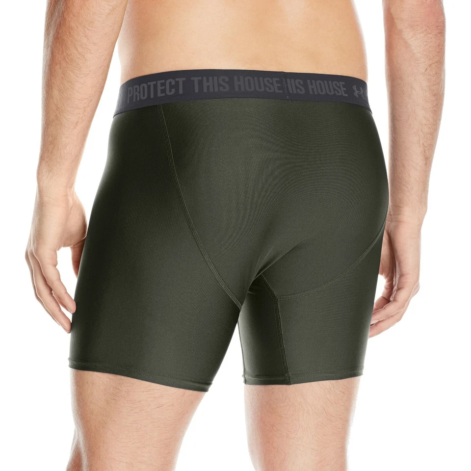 Calzoncillo boxer Under Armour verde oscuro Protect this House para hombre talla 2XL L63305 Foto 2 de 2