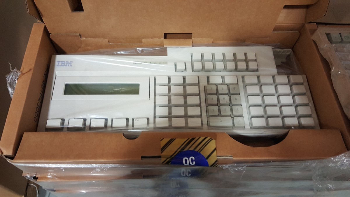 IBM Keyboard, LCD - 67 key - 65Y4094 - Pearl - New - 4800-2240 