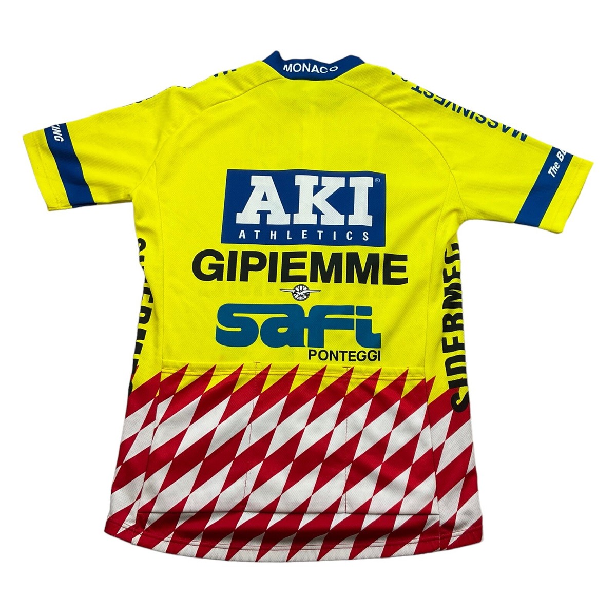 Maillot Cyclisme Nalini Fédération Monégasque De Monaco Jaune Homme