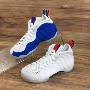 nike foamposite red white and blue