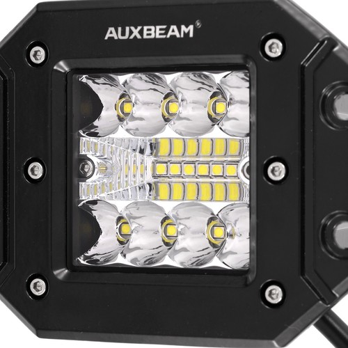AUXBEAM Flush Mount 5 Inch Spot LED Pods Light Flood Combo Beam Driving Lamp - Picture 6 of 12