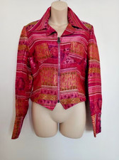 Bazar De Christian Lacroix Short Fitted Vintage Jacket F40 - 10 12 Uk