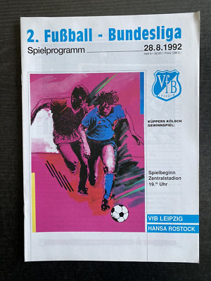 II. BL 92/93 VfB Leipzig - FC Hansa Rostock, 28.08.1992