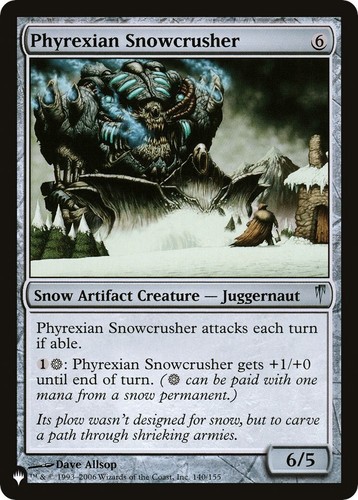 Phyrexian Devourer - LP - MTG Alliances - Reserved List - Misprint
