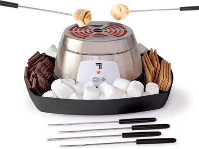 Electric S'mores Maker Piece Kit, 6 Skewers & Serving Tray (exclusive)