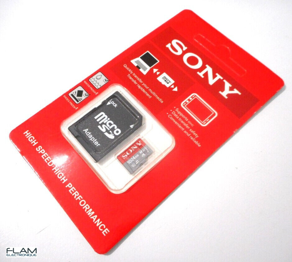NEUF / NEW - Carte micro SD SONY 1024 Go / Gb ( 1 Tb ) class