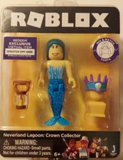 SEALED New ROBLOX Celebrity Action Figures NEVERLAND LAGOON: CROWN COLLECTOR