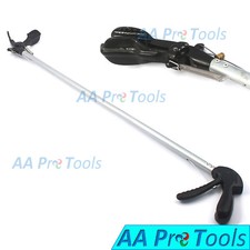 70" Snake Catcher Stick Silver Lizards Tongs Rattlesnake Catching Snakes