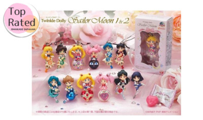 Twinkle Dolly Sailor Moon Mini Figure charm part1&2 Set of 12 BANDAI