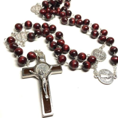Saint St. Benedict Rosary -Exorcism -Blessed By Pope -Rosario De San Benito - 第 1/7 張圖片