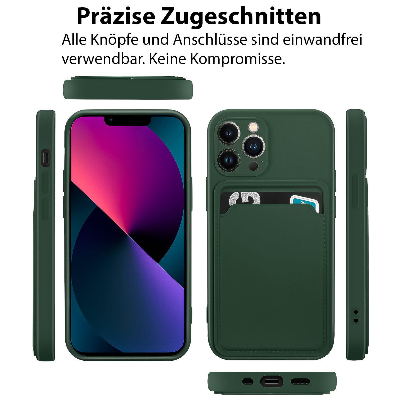 Coque Arrivly Pour IPhone 11 à 14 Pro Max - Microfibre Type Daim, Noir, Avec Protection écran