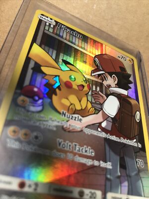 Pikachu 241/236 (Secret Rare) Pokemon Cosmic Eclipse Card # 241