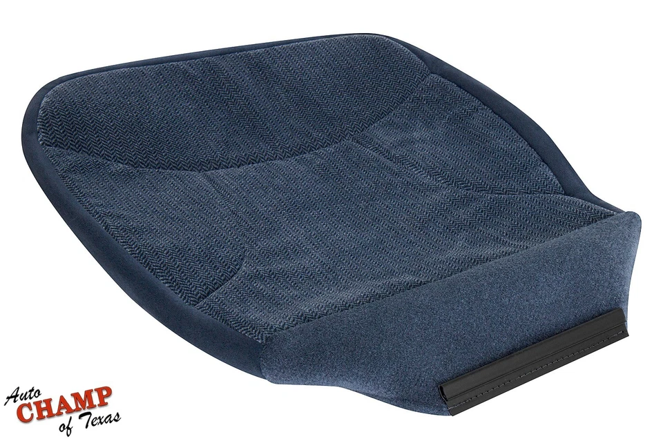 Ford F150 F250 F350 XLT 1993 personalizada cubierta de asiento inferior de tela azul Foto 4 de 4