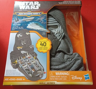 Star Wars The Force Awakens Micro Machines Kylo Ren Playcase Gold Series