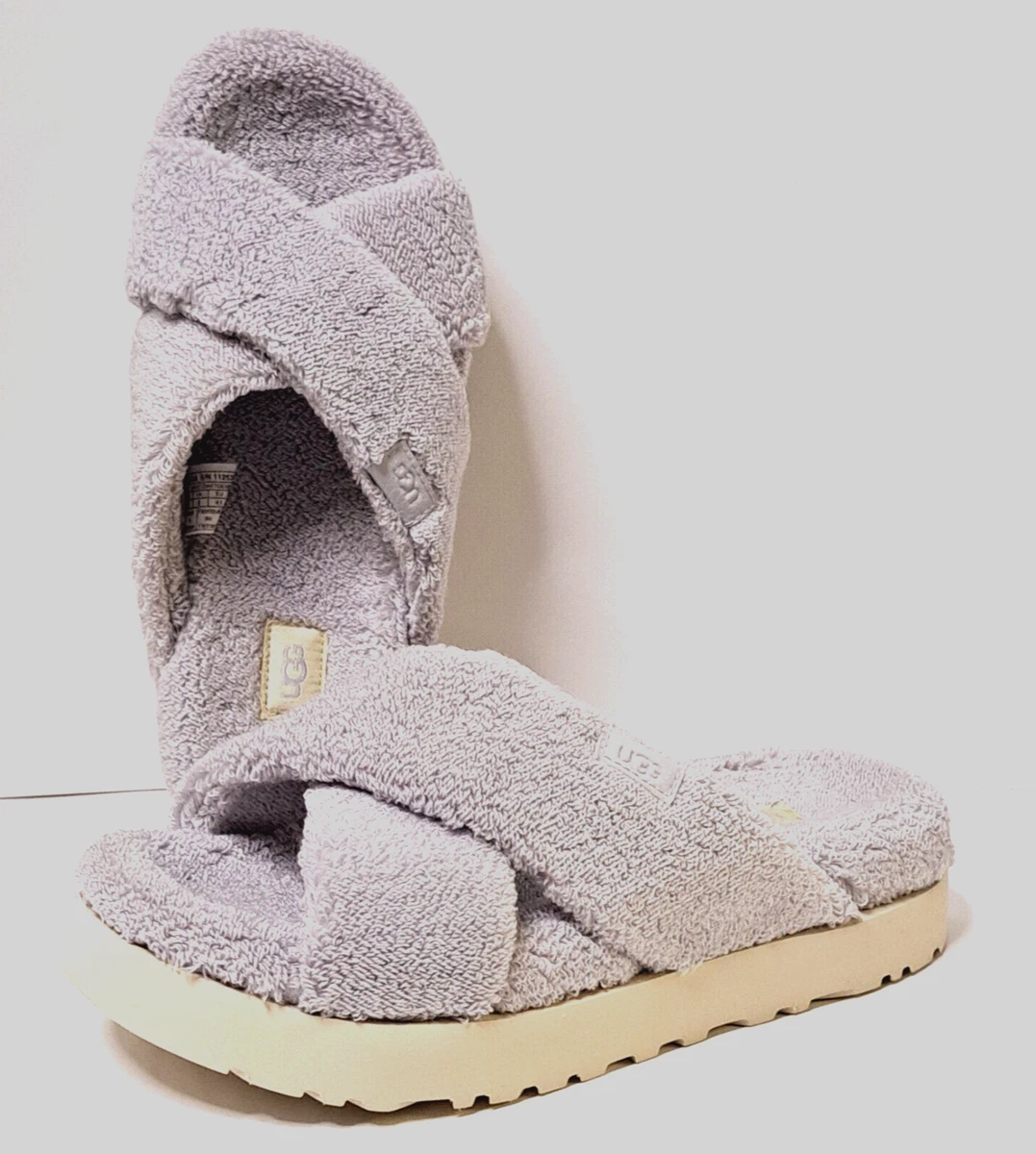 fuzz sugar terry cross slide