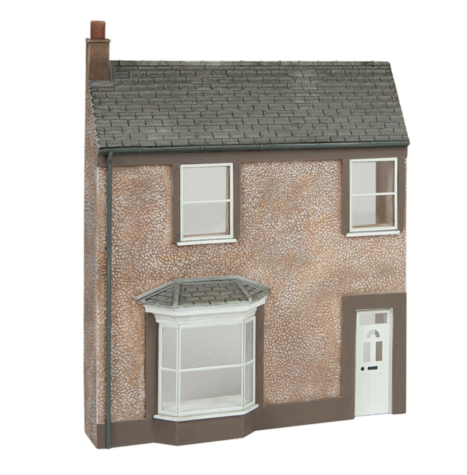 Bachmann Scenecraft OO Gauge 44-0203 - Low Relief Pebble Dash Terraced House