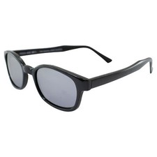 KD's biker sunglasses silver mirror 20110 with pouch