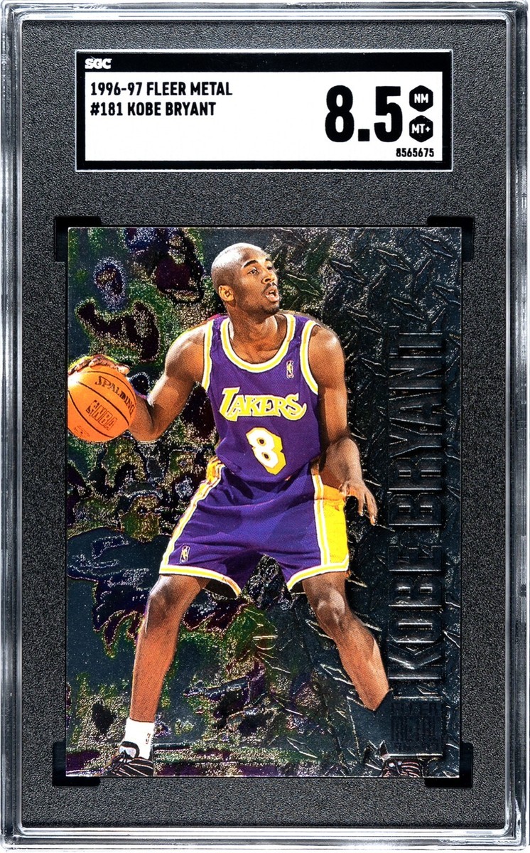 Kobe Bryant 1996-97 Fleer Metal Rookie Card (RC) #181- SGC