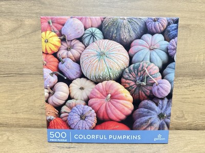 Galison Jigsaw Puzzle - Colorful Pumpkins - 500 Pieces