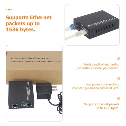 Faser Zu RJ45 Konverter Faser Konverter Mit Poe Fiber Media Converter - Afbeelding 5 van 12