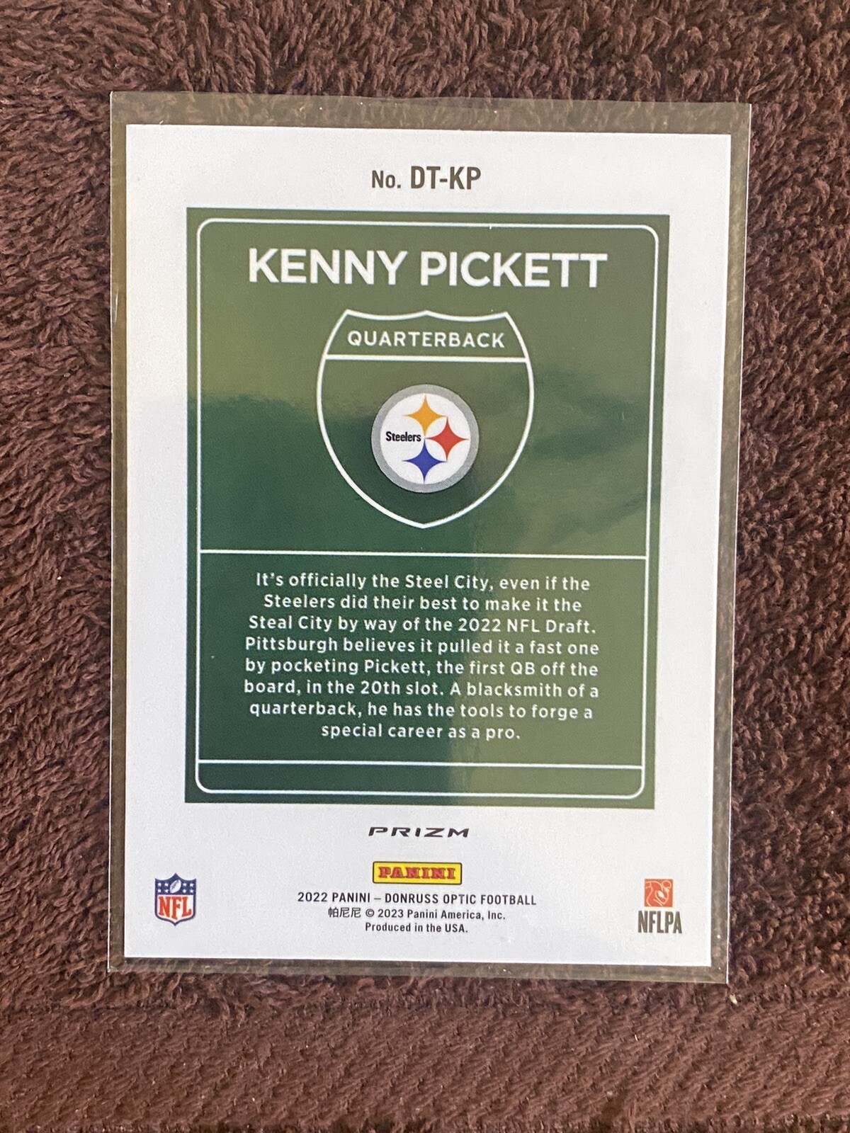 2022 Optic Kenny Pickett Downtown Rc SP Case Hit eBay