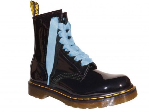 Weiß schwarz Satinband Schnürsenkel Stiefeletten passt 3 6 8 10 Paar Ösenstiefel/Schuhe - Bild 34 von 74