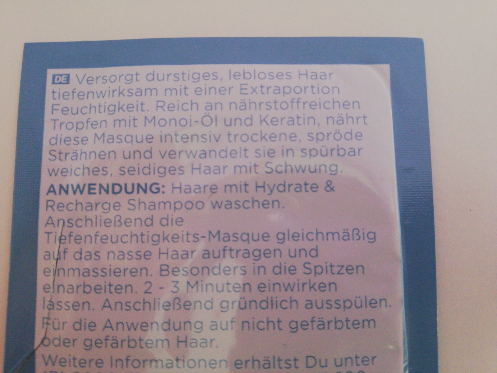 John Frieda Hydrate & Recharge Masque 6 x 10 ml, eBay